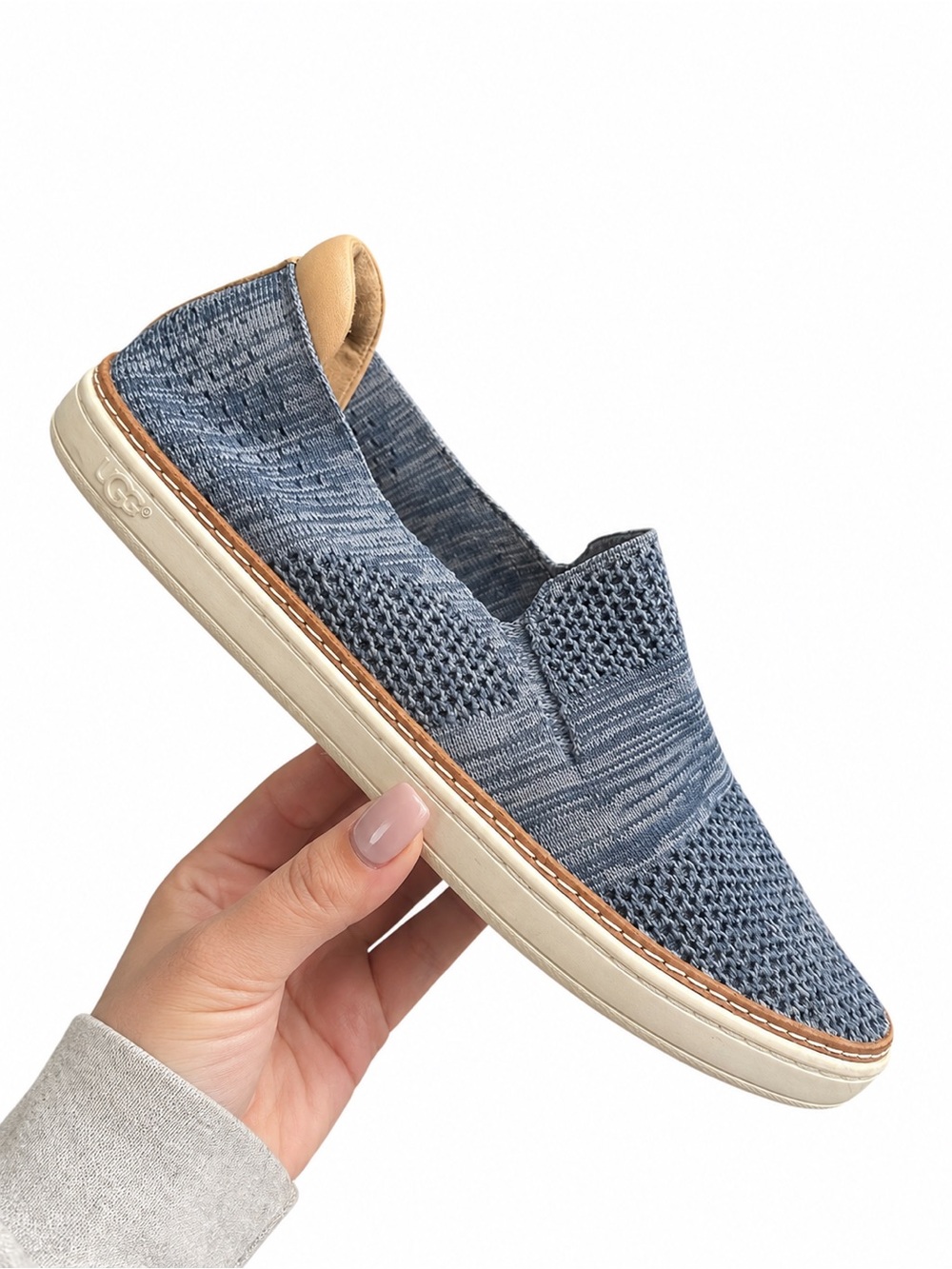 UGG Sammy Breeze Slip On Knit Loafers Shoes Women’s Size 10 Casual Sneakers